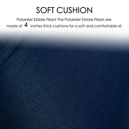 Kozyard Isabella Set di sgabelli da bar/sedie girevoli alti