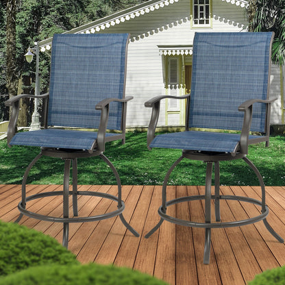 Kozyard Isabella Set di sgabelli da bar/sedie girevoli alti