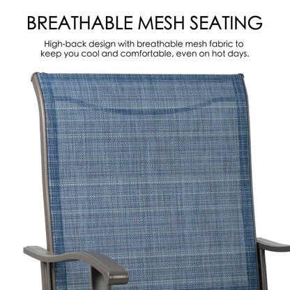 Kozyard Isabella Set di sgabelli da bar/sedie girevoli alti