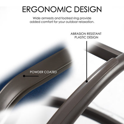 Kozyard Isabella Set di sgabelli da bar/sedie girevoli alti