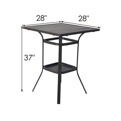 Tavolo da bar girevole alto Kozyard Isabella