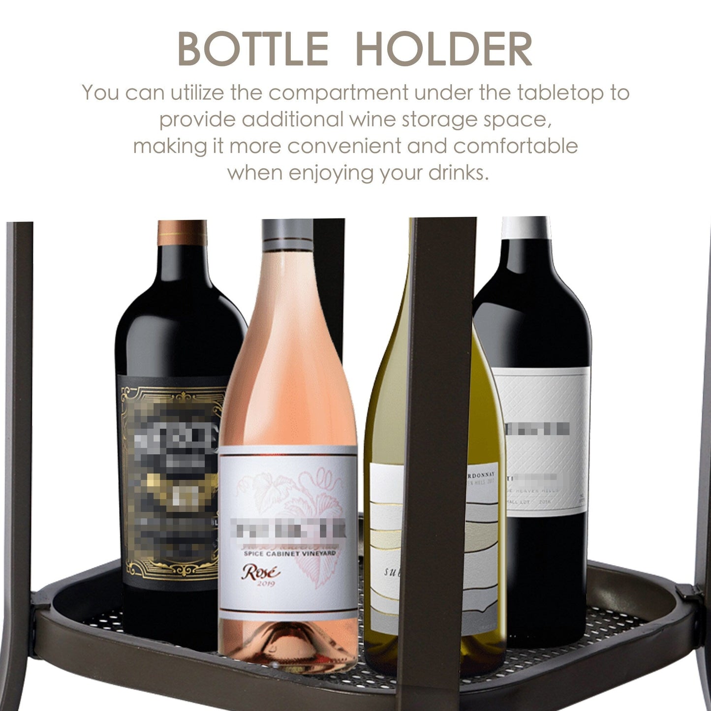 Tavolo da bar girevole alto Kozyard Isabella