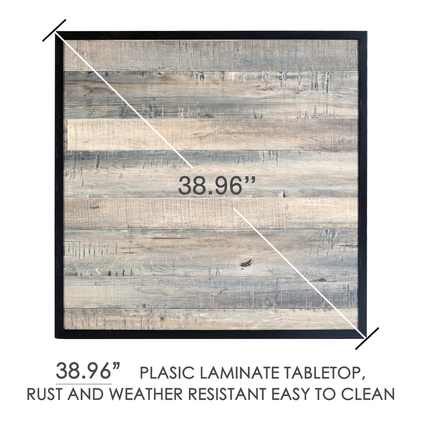 Tavolo da bar girevole alto Kozyard Isabella