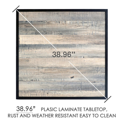 Tavolo da bar girevole alto Kozyard Isabella