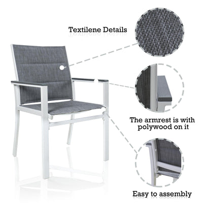 Sedia da pranzo per esterni Kozyard Villa (set da 2)