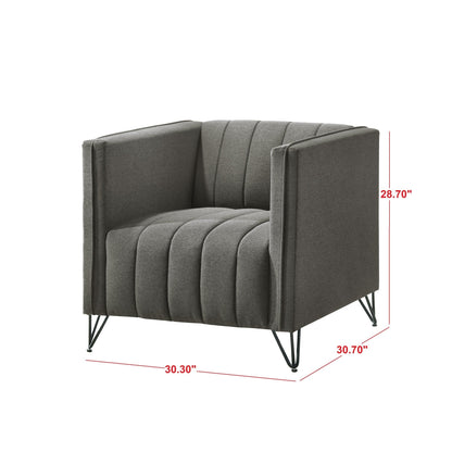 Set da soggiorno con braccioli quadrati Clayfell Kurtis