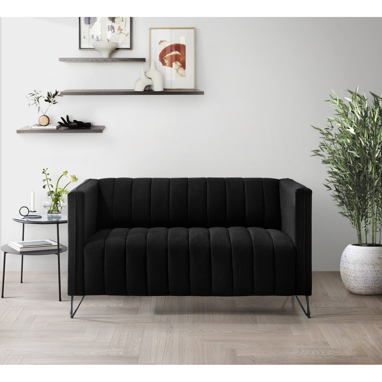 Set da soggiorno con braccioli quadrati Clayfell Kurtis