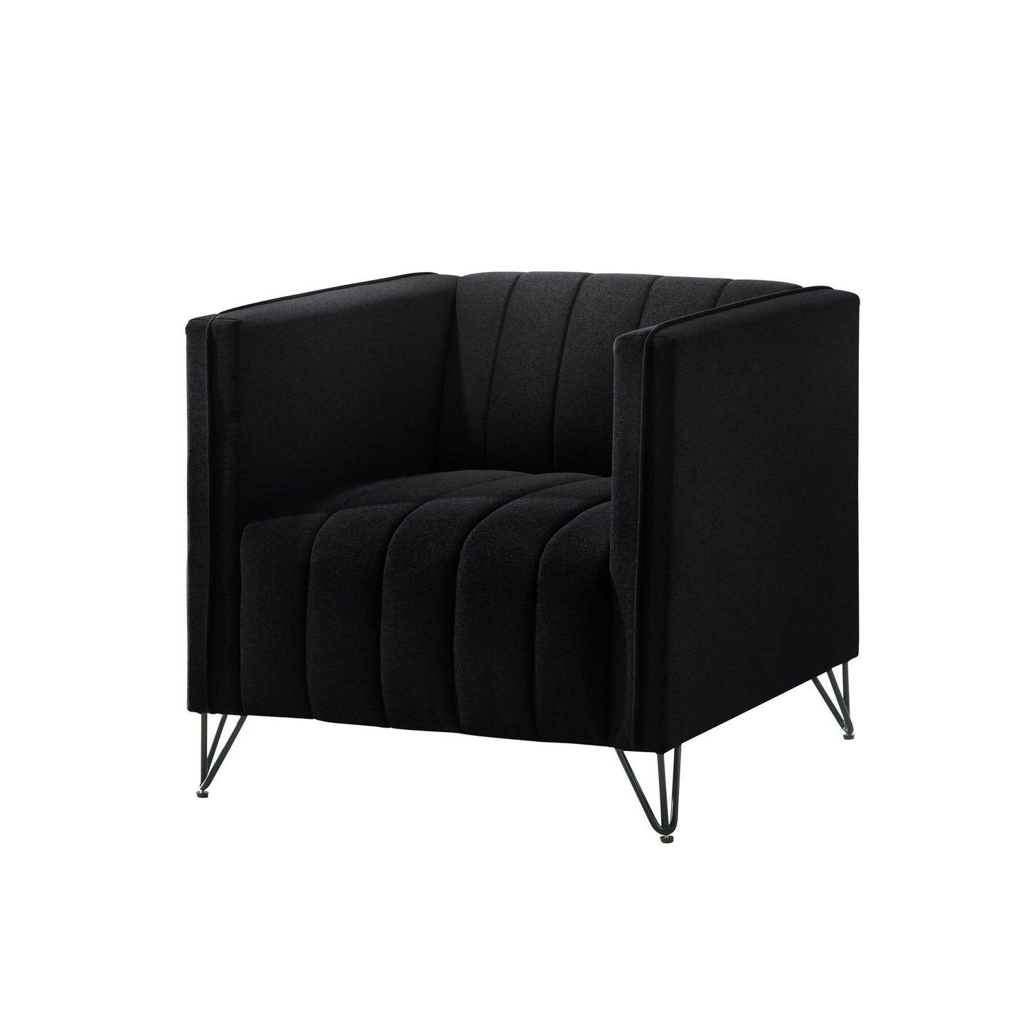 Set da soggiorno con braccioli quadrati Clayfell Kurtis