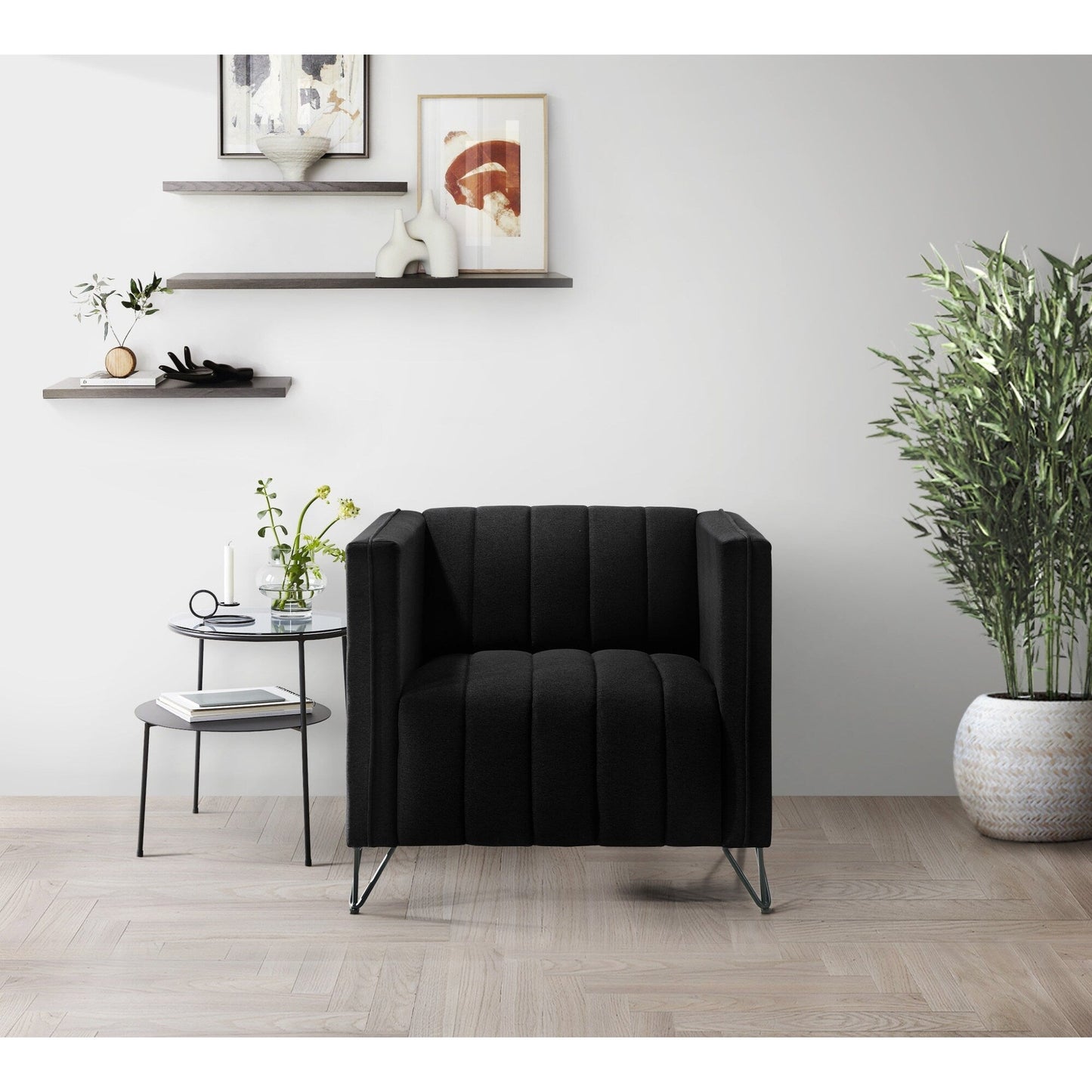 Set da soggiorno con braccioli quadrati Clayfell Kurtis