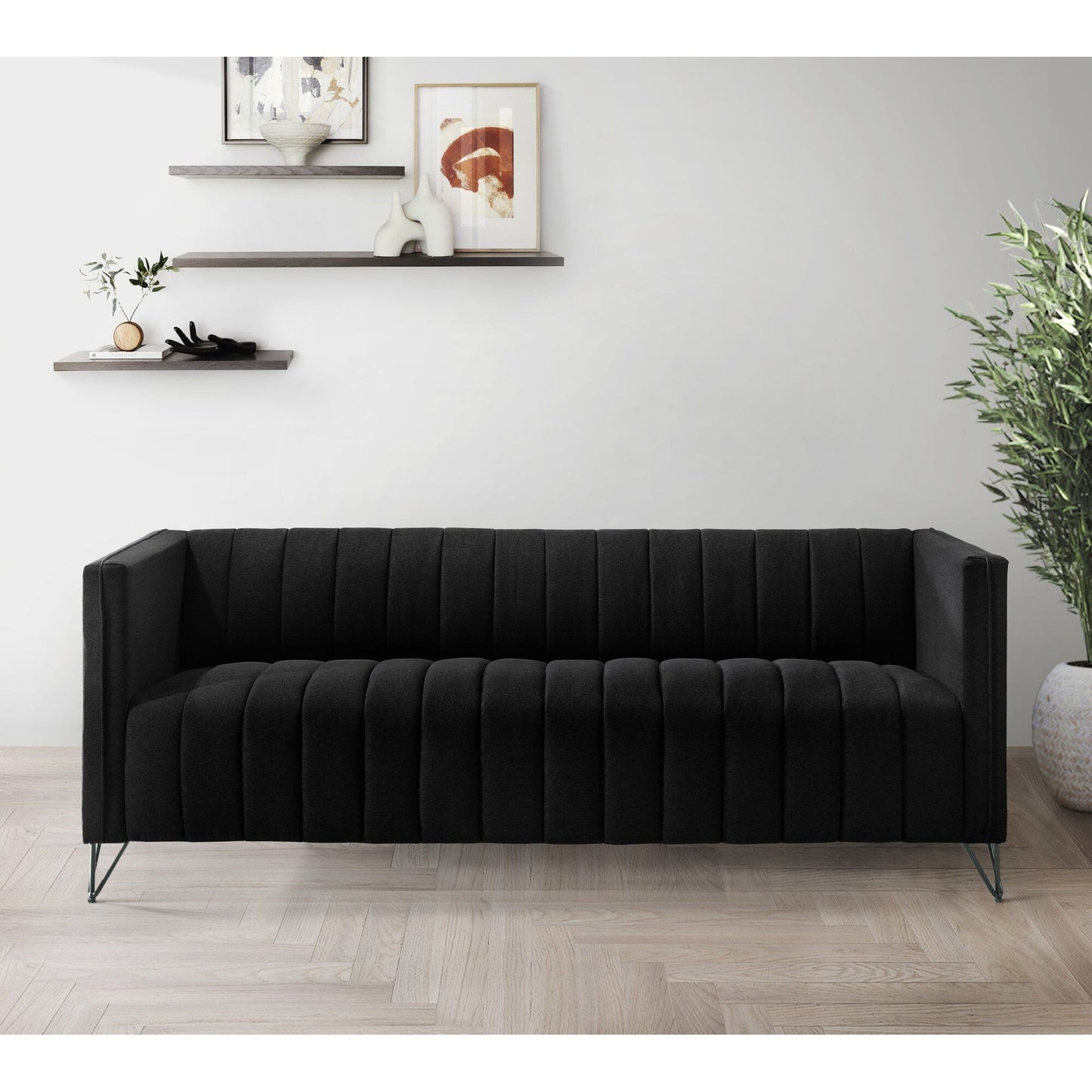 Set da soggiorno con braccioli quadrati Clayfell Kurtis