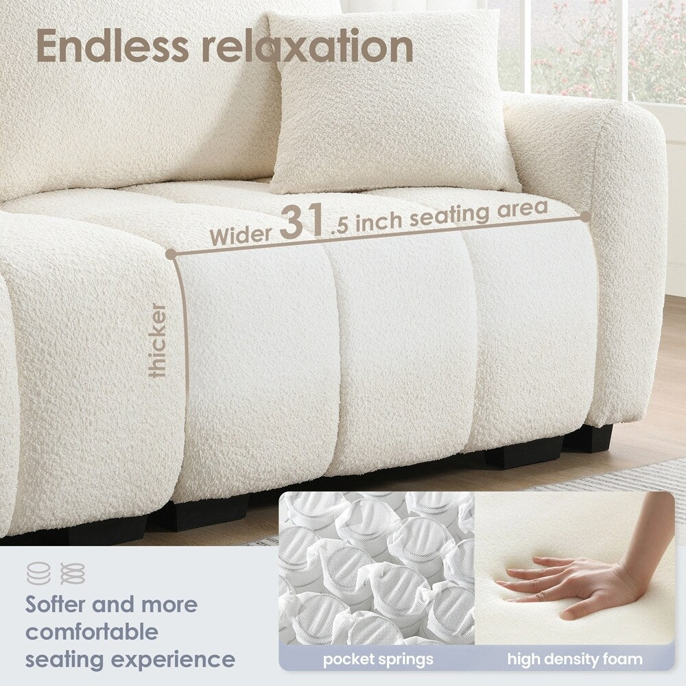 Forma a L con seduta extra-large