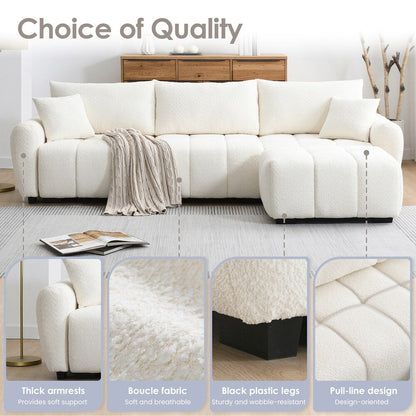 Forma a L con seduta extra-large