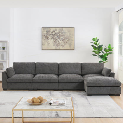 Forma a L con tavolo pieghevole e ricarica a doppia porta