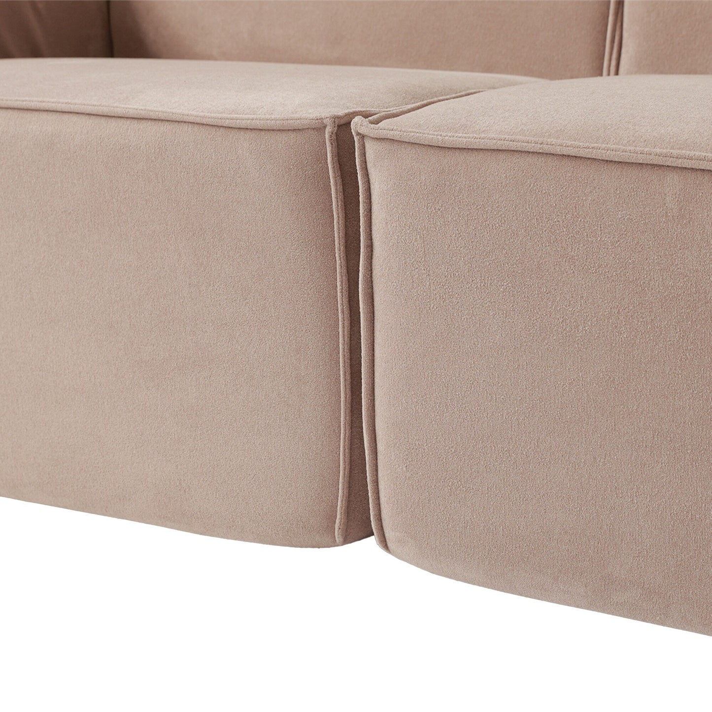 Divano componibile a forma di L, 118 divani modulari in velluto a coste con chaise longue reversibile