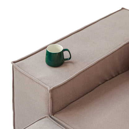 Divano componibile a forma di L, 118 divani modulari in velluto a coste con chaise longue reversibile