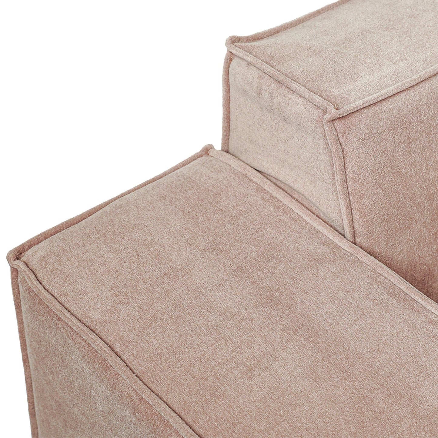 Divano componibile a forma di L, 118 divani modulari in velluto a coste con chaise longue reversibile