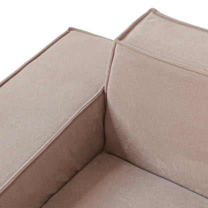 Divano componibile a forma di L, 118 divani modulari in velluto a coste con chaise longue reversibile