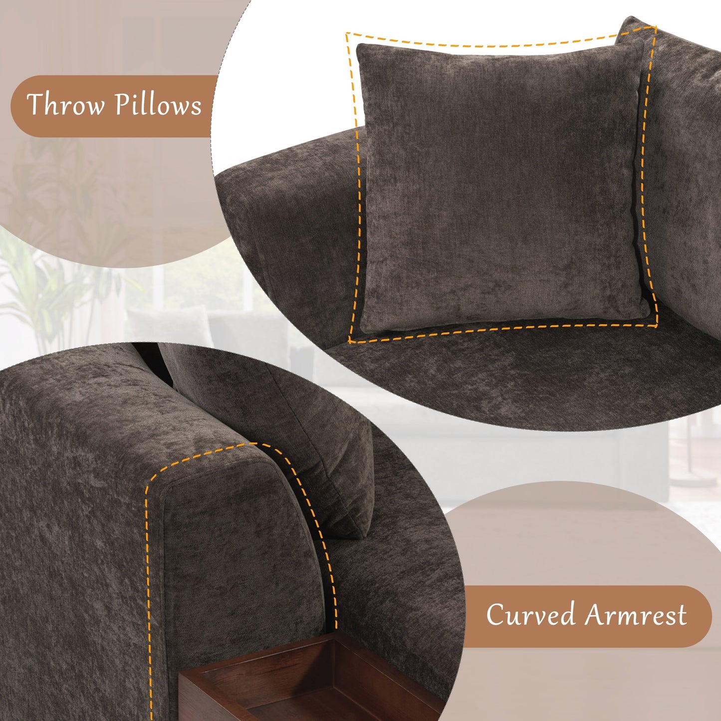 Divano a L Divano imbottito Divano