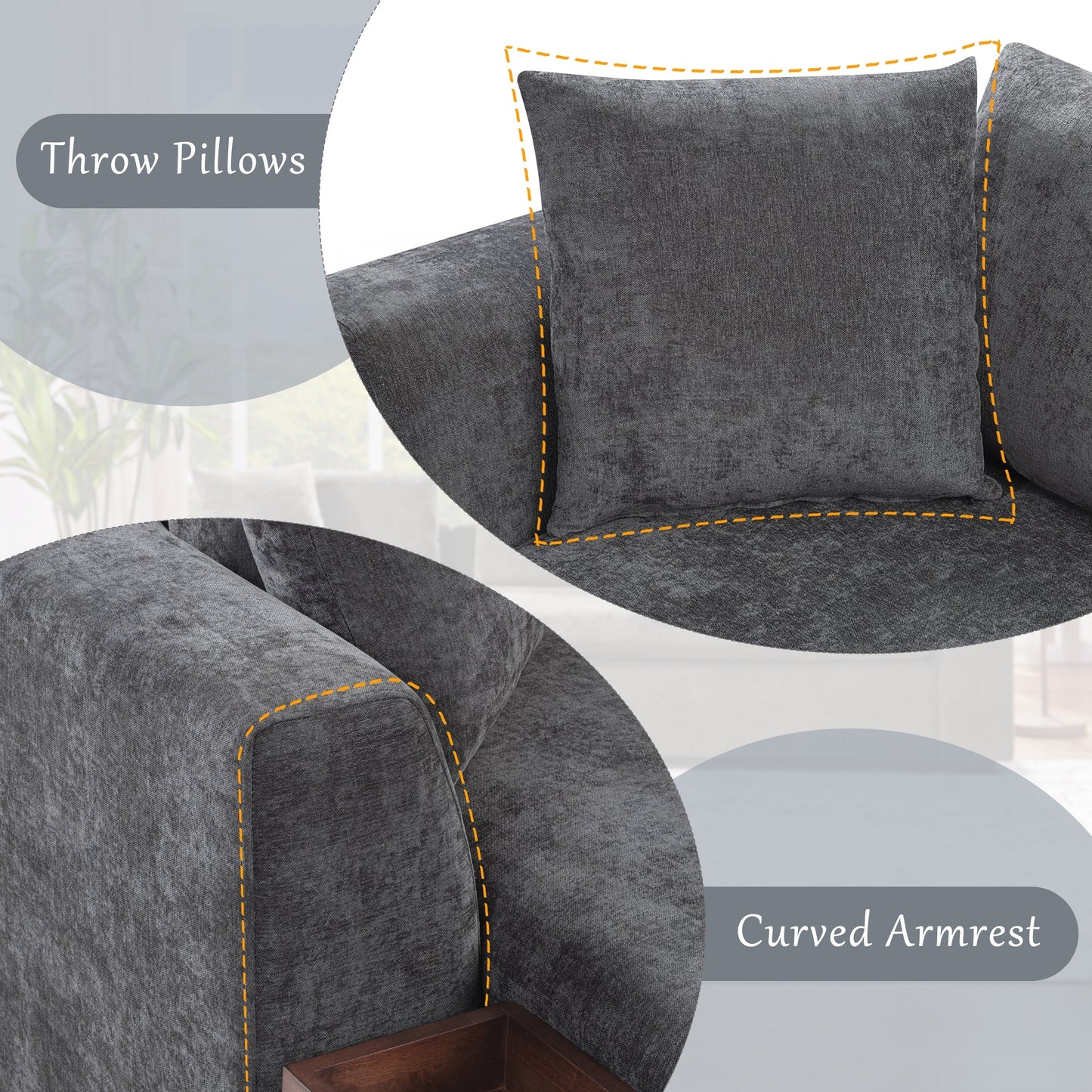 Divano a L Divano imbottito Divano