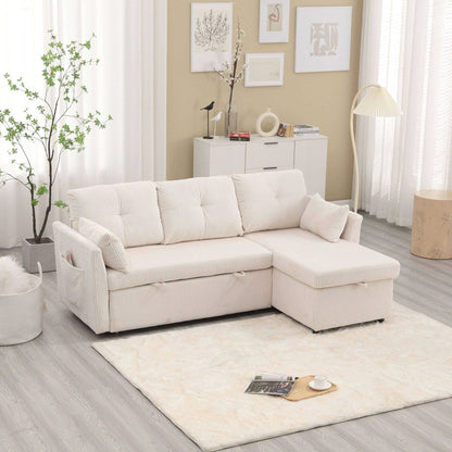 Il divano con seduta contenitore a L si ripiega in una poltrona reclinabile