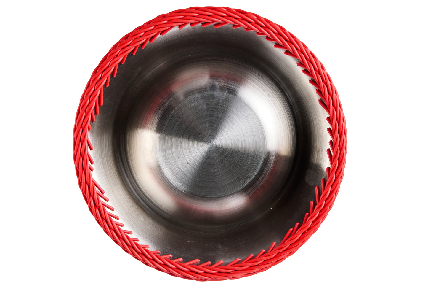 Bob - Ciotola Pet Intreccio Polirattan Rosso