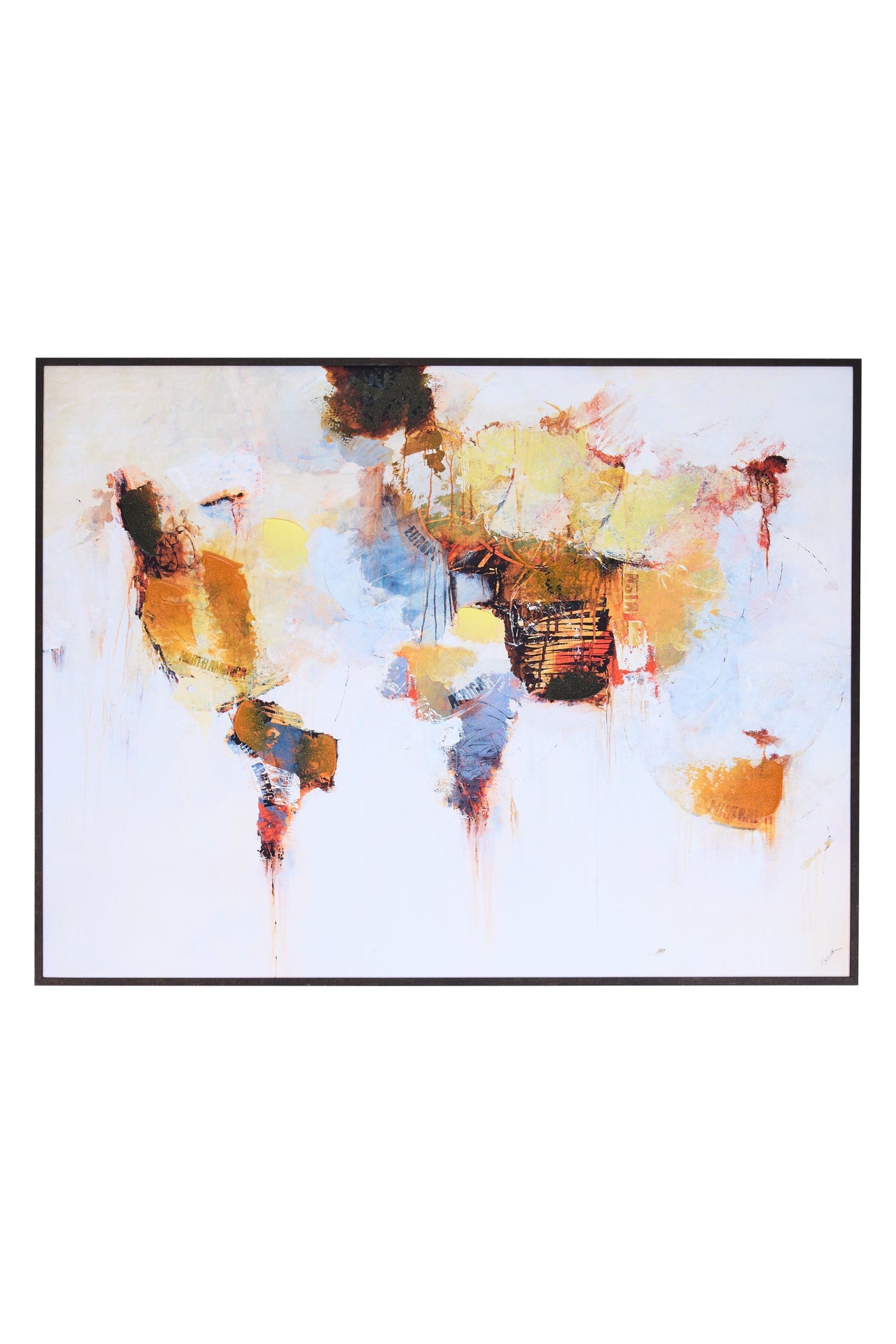 Galleria - Tela Dipinta Worldwide Con Cornice