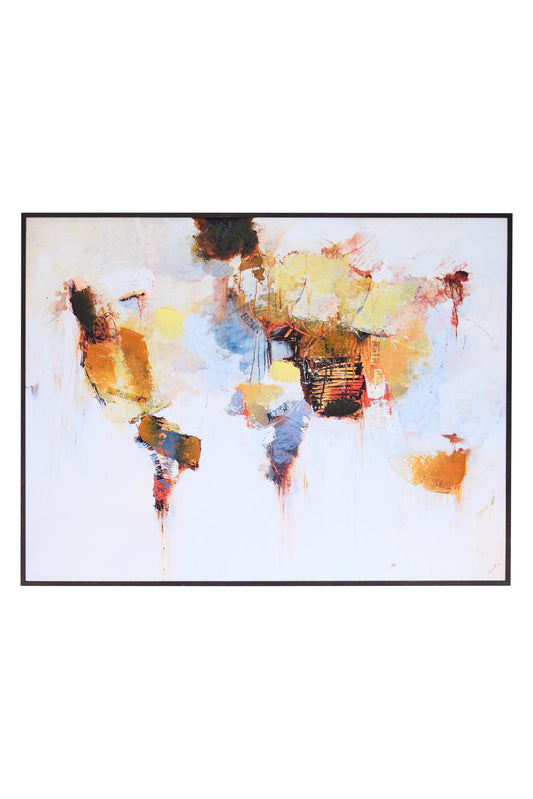 Galleria - Tela Dipinta Worldwide Con Cornice