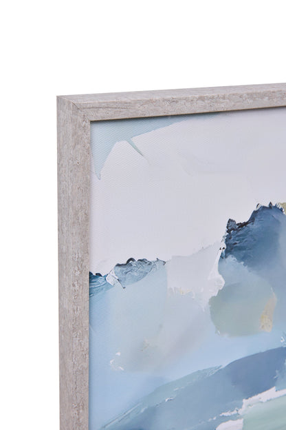 Galleria - Tela Dipinta Scogliera Sul Mare