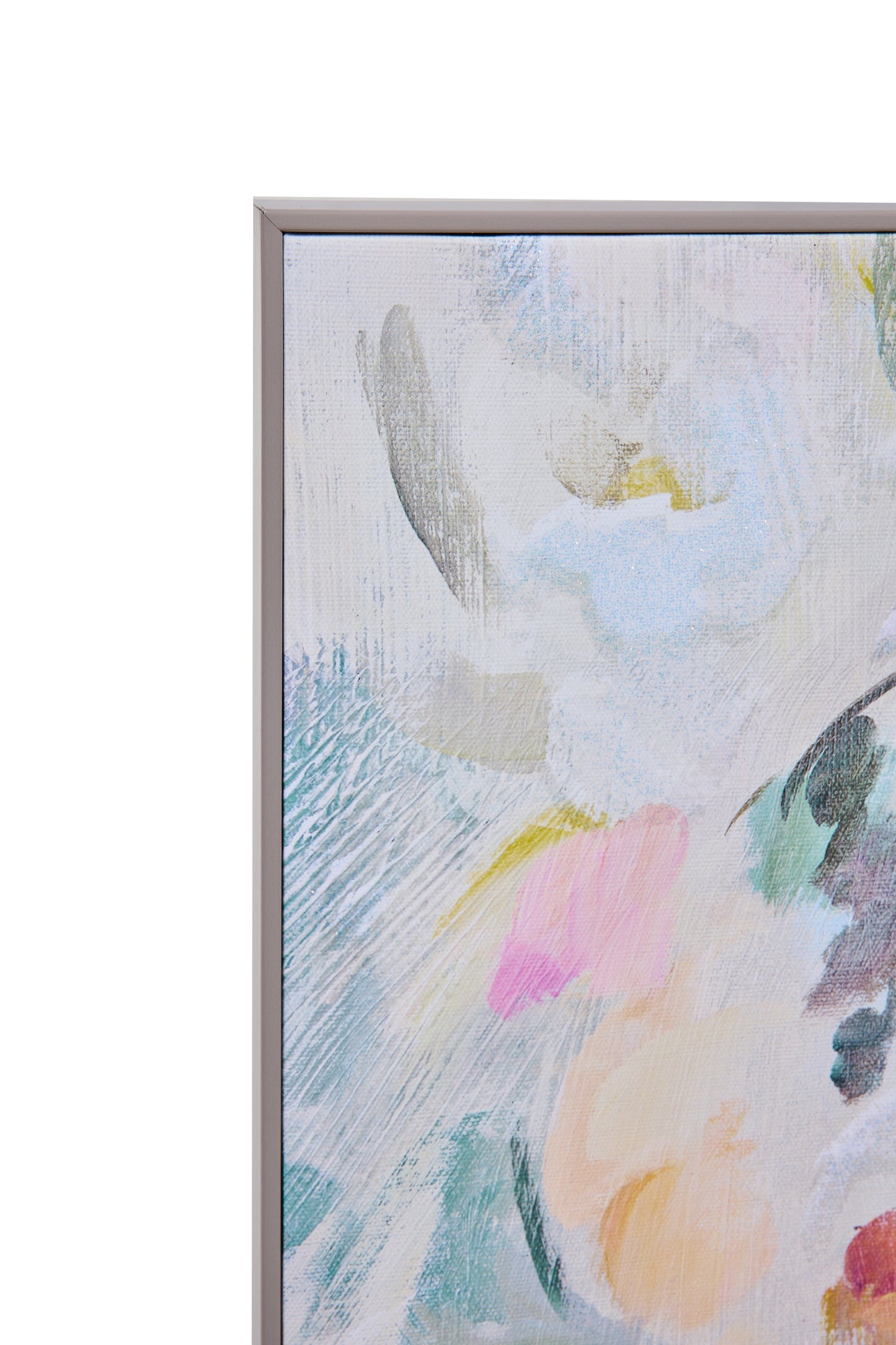 Galleria - Tela Dipinta Fiori Astratti