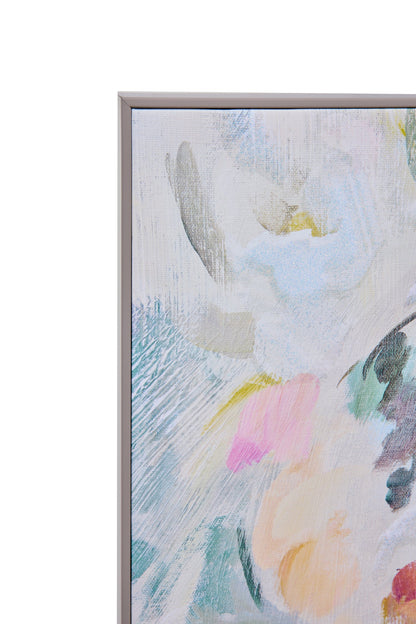 Galleria - Tela Dipinta Fiori Astratti