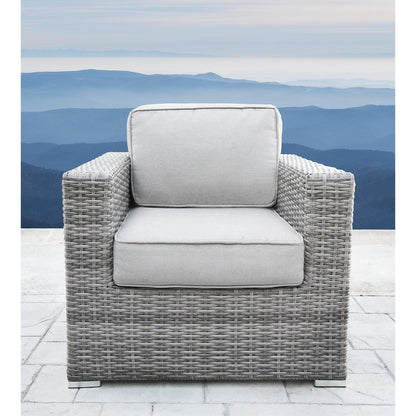 Gruppo di sedute componibili in rattan LSI da 12 pezzi con cuscini