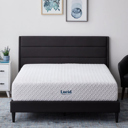 Materasso in memory foam Lucid Plush Gel da 12 pollici