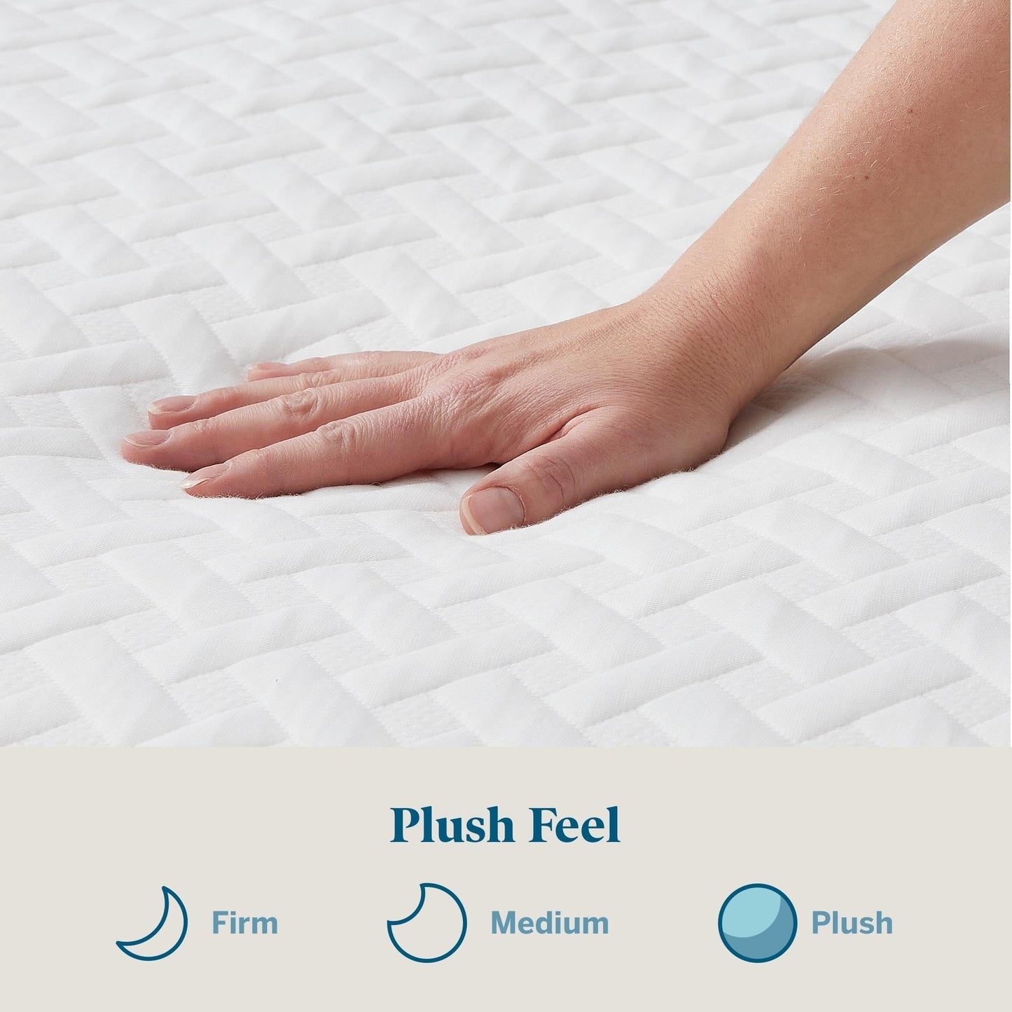 Materasso in memory foam Lucid Plush Gel da 12 pollici