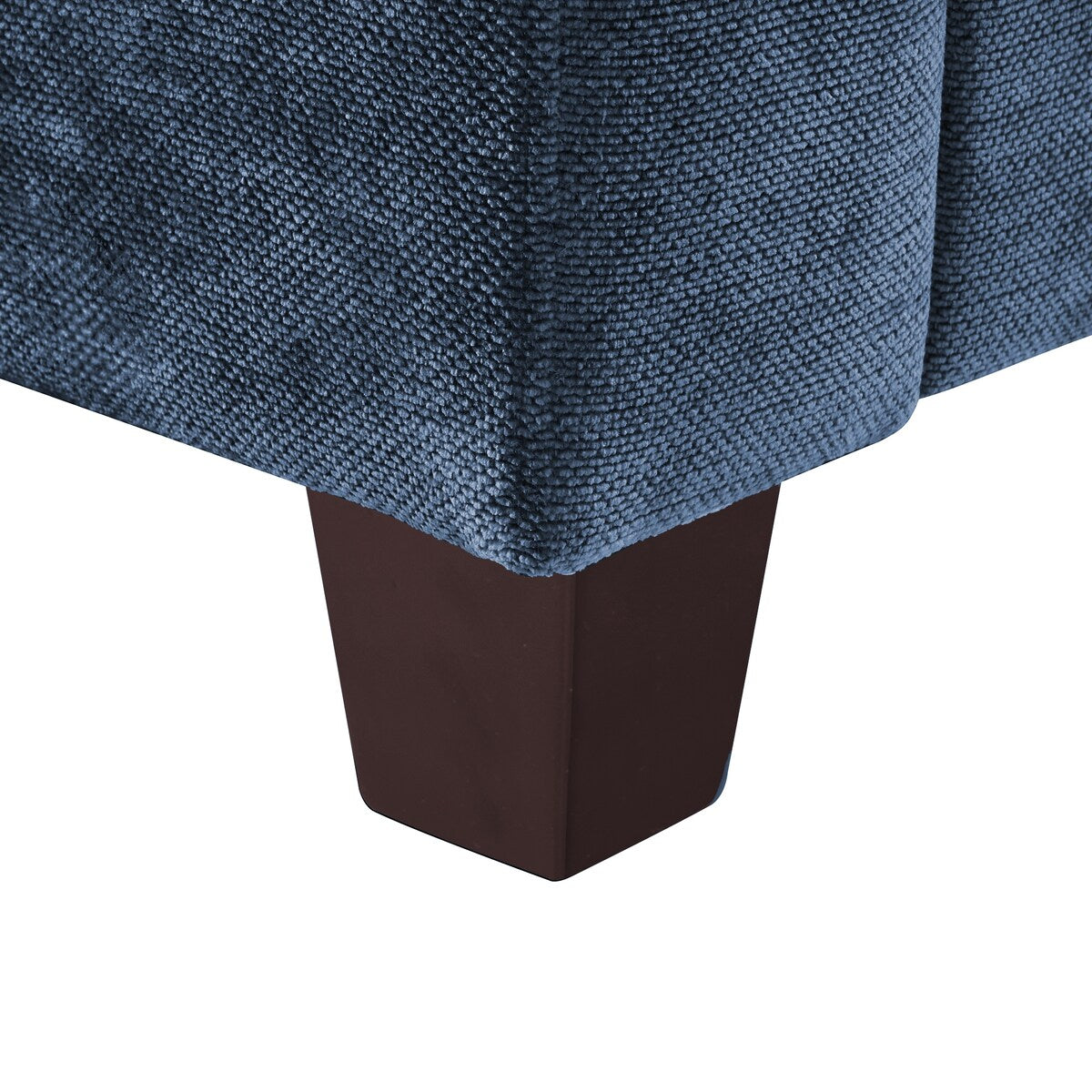 Divano moderno a 3 posti in velluto a coste LUE BONA 81, divano rettangolare imbottito in poliestere con base in legno per soggiorno