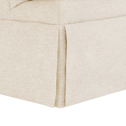 Poltrona girevole in tessuto con divano singolo LUE BONA, poltrona singola per soggiorno