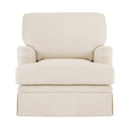 Poltrona girevole in tessuto con divano singolo LUE BONA, poltrona singola per soggiorno