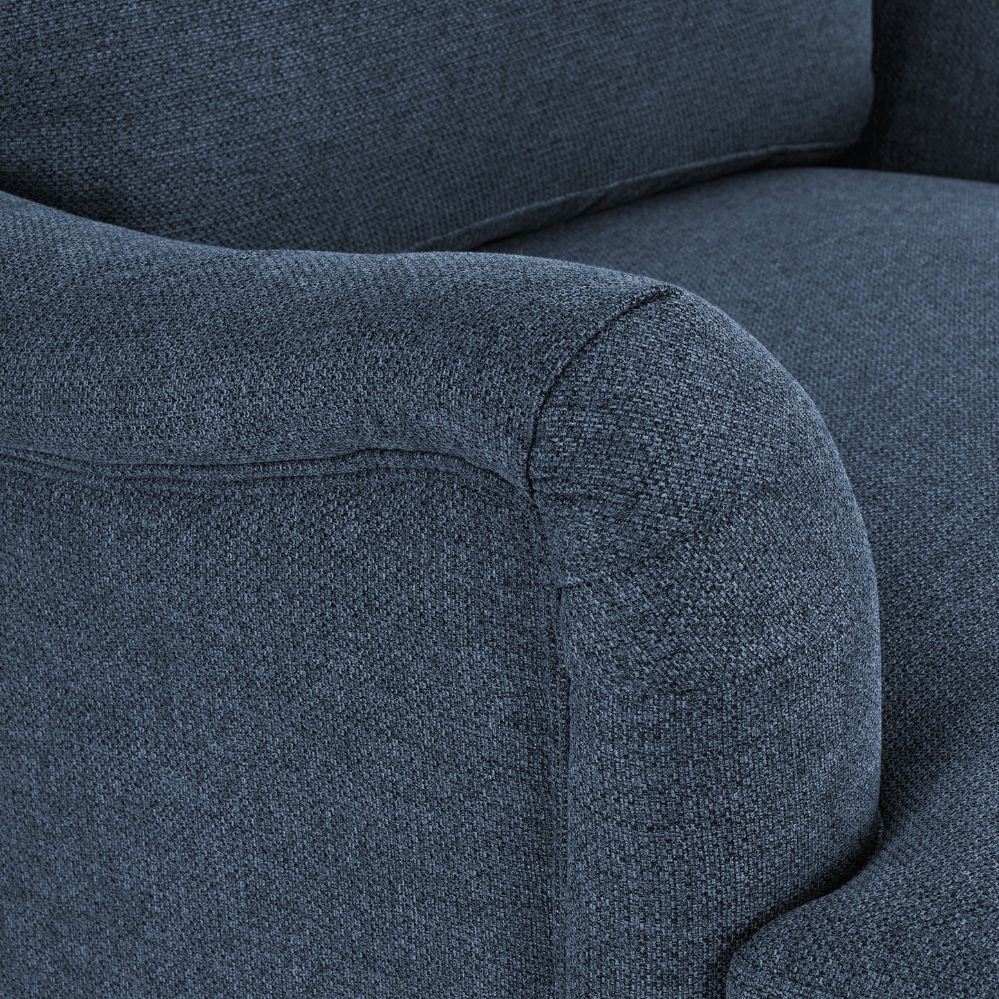 Poltrona girevole in tessuto con divano singolo LUE BONA, poltrona singola per soggiorno