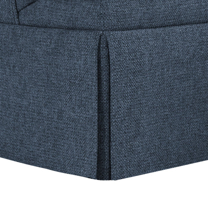 Poltrona girevole in tessuto con divano singolo LUE BONA, poltrona singola per soggiorno