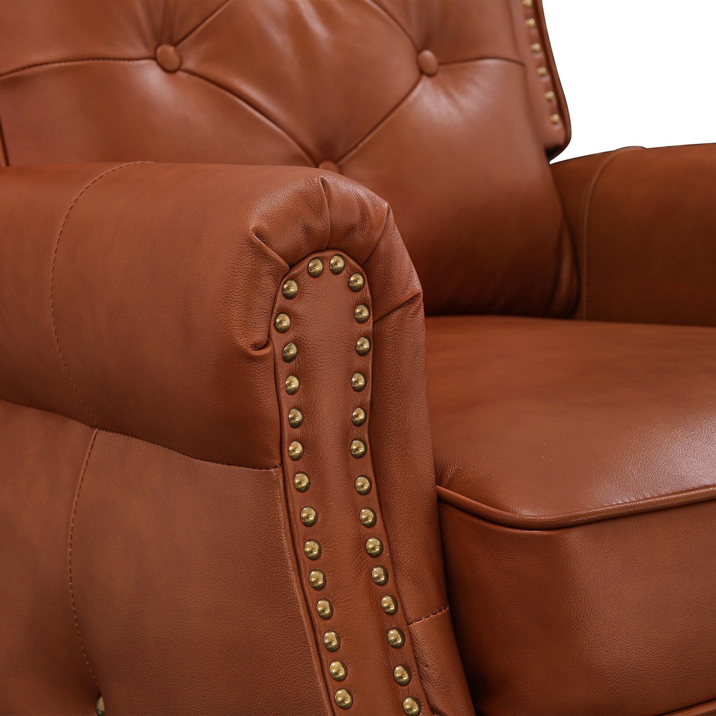 Poltrona reclinabile in pelle LUE BONA, set di 2 poltrone per soggiorno