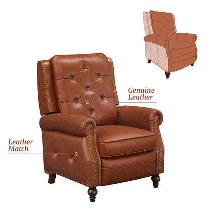 Poltrona reclinabile in pelle LUE BONA, poltrone per soggiorno