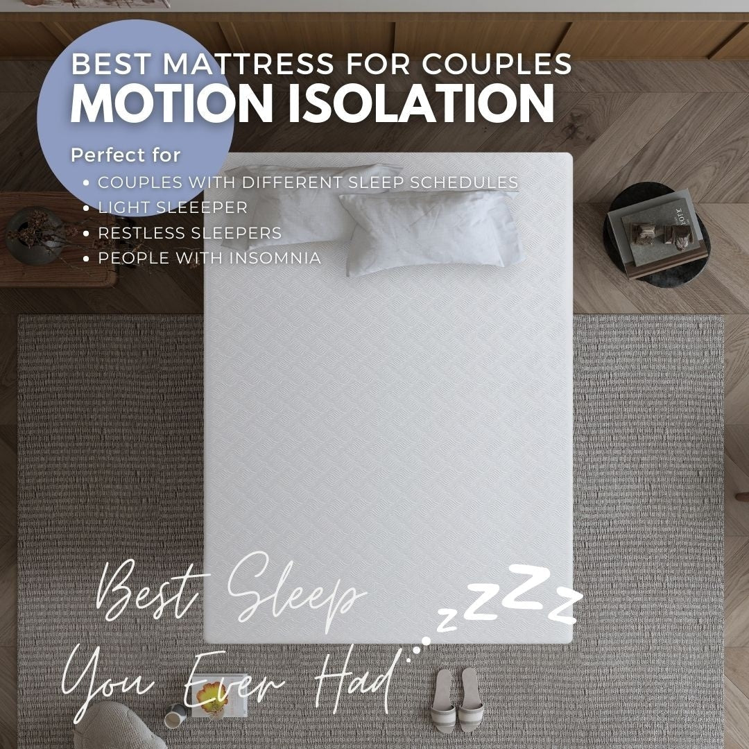 Materasso in memory foam L'Baiet 8 Gel / Letto in una scatola / Medio-rigido / Tecnologia Comfort traspirante con gel rinfrescante