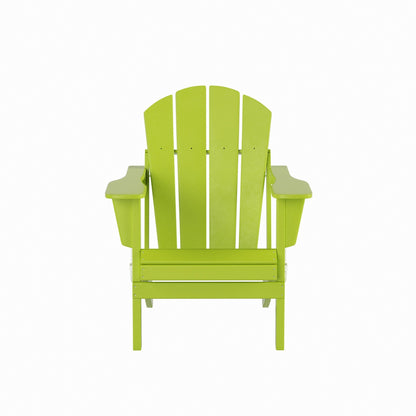 Polytrends Laguna HDPE, set da conversazione per esterni, sedie pieghevoli Adirondack adatte a tutte le stagioni e adatte a tutti i tipi di patio (set da 4 pezzi)