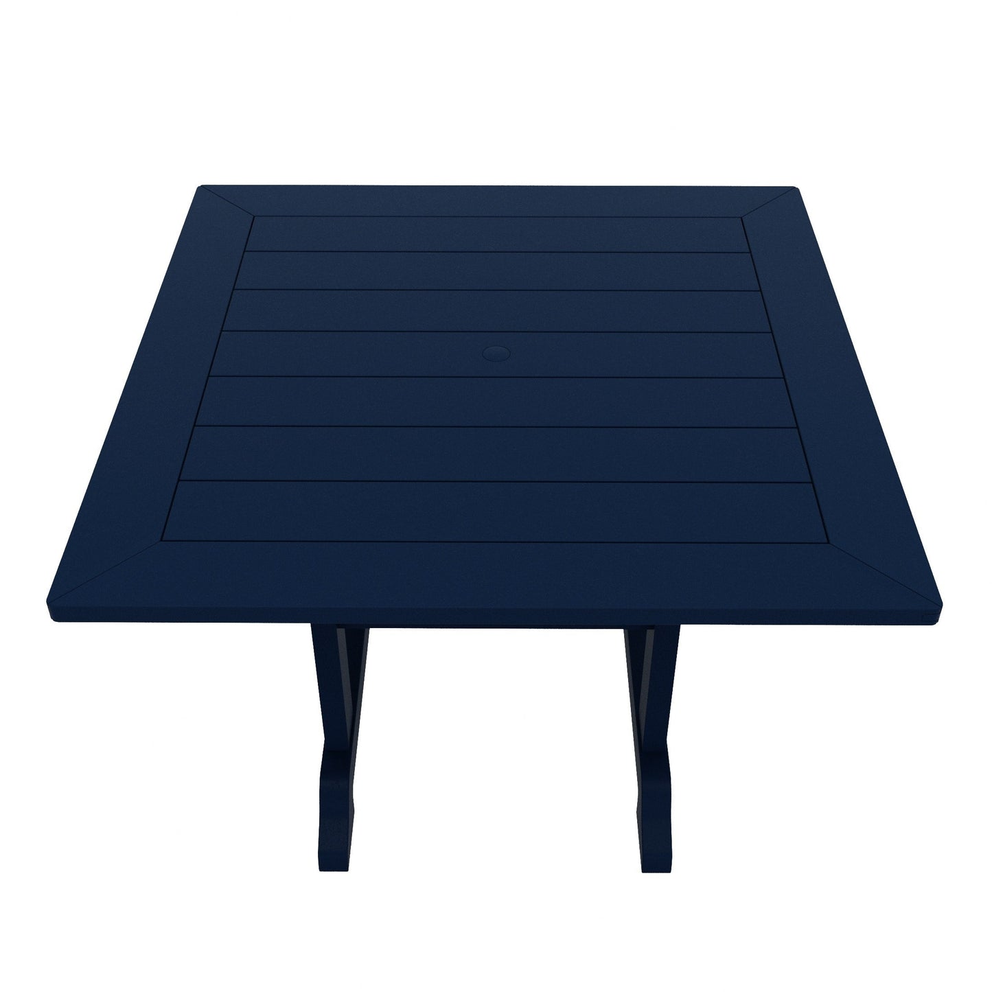 Polytrends Laguna Hdpe Set da pranzo per esterni, adatto a tutte le stagioni, con tavolo quadrato e poltrone (set da 5 pezzi)