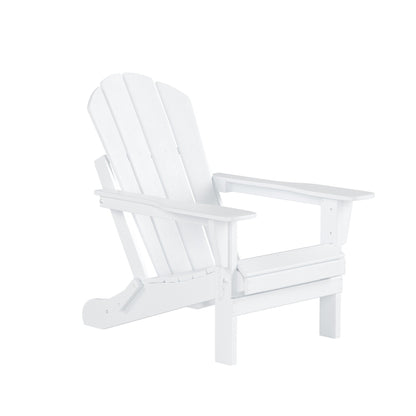 Polytrends Laguna Hdpe All Weather Patio Outdoor Pieghevole Adirondack Set da conversazione (Set da 7 pezzi)