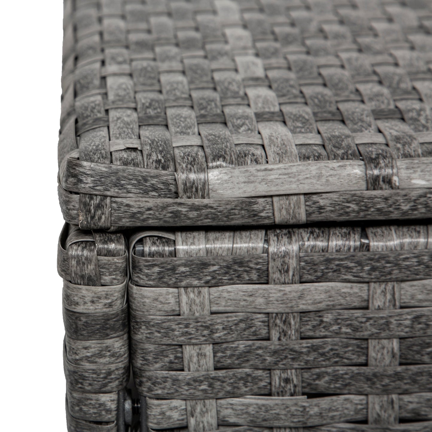 Set di mobili da giardino in vimini Landon da 4 pezzi con cuscini