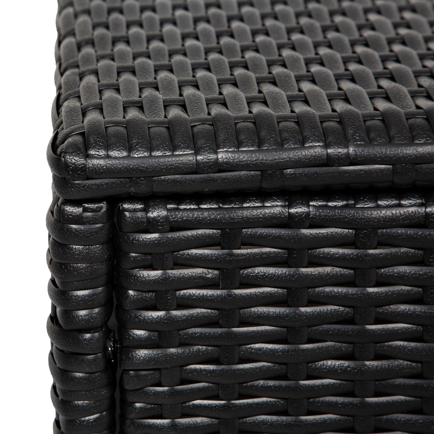 Set di mobili da giardino in vimini Landon da 4 pezzi con cuscini