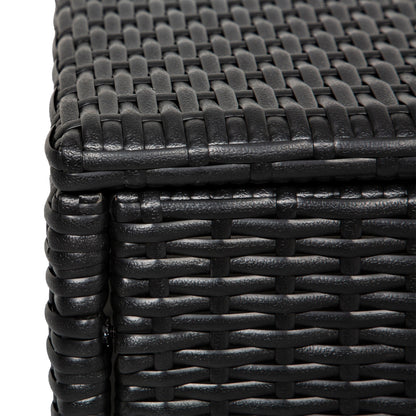 Set di mobili da giardino in vimini Landon da 4 pezzi con cuscini