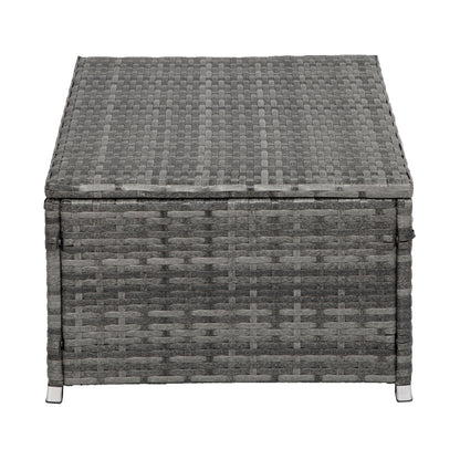 Set di mobili da giardino in vimini Landon da 4 pezzi con cuscini