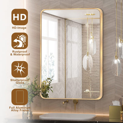 Specchio da terra moderno a figura intera, specchio indipendente