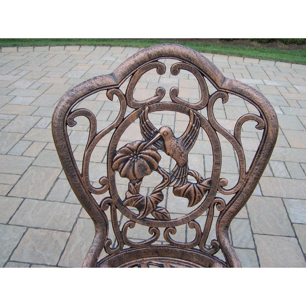 Set da bistrot Lattice da 3 pezzi con tavolo con piano in vetro temperato da 24 pollici e 2 sedie